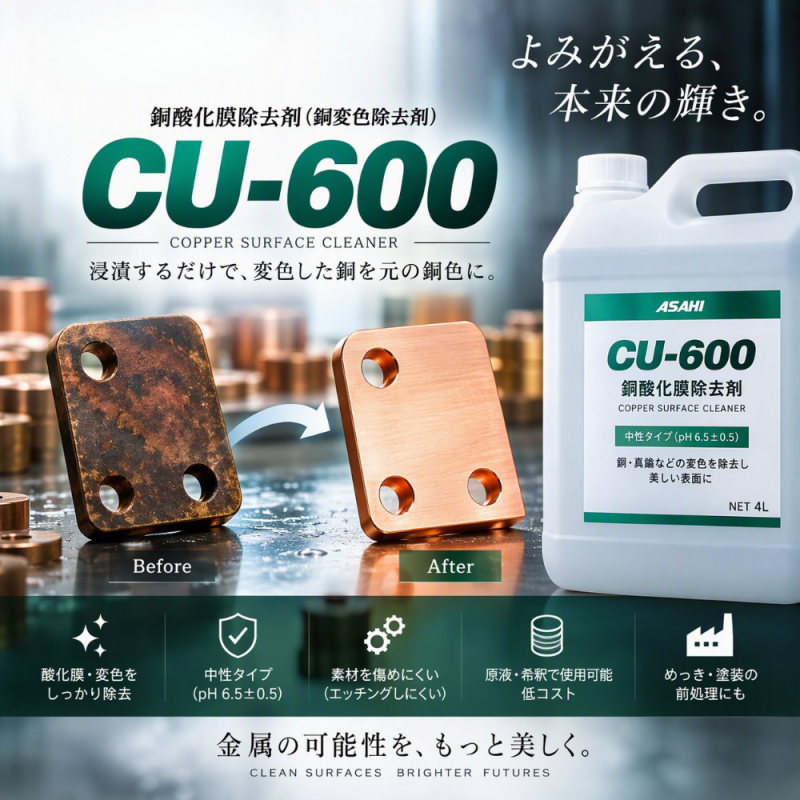 น้ำยาขจัดคราบออกไซด์ทองแดง CU-600